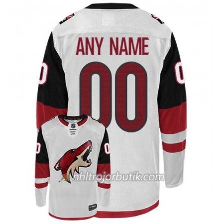 Män Ishockey Arizona Coyotes Tröja med eget tryck  Adidas Vit Authentic